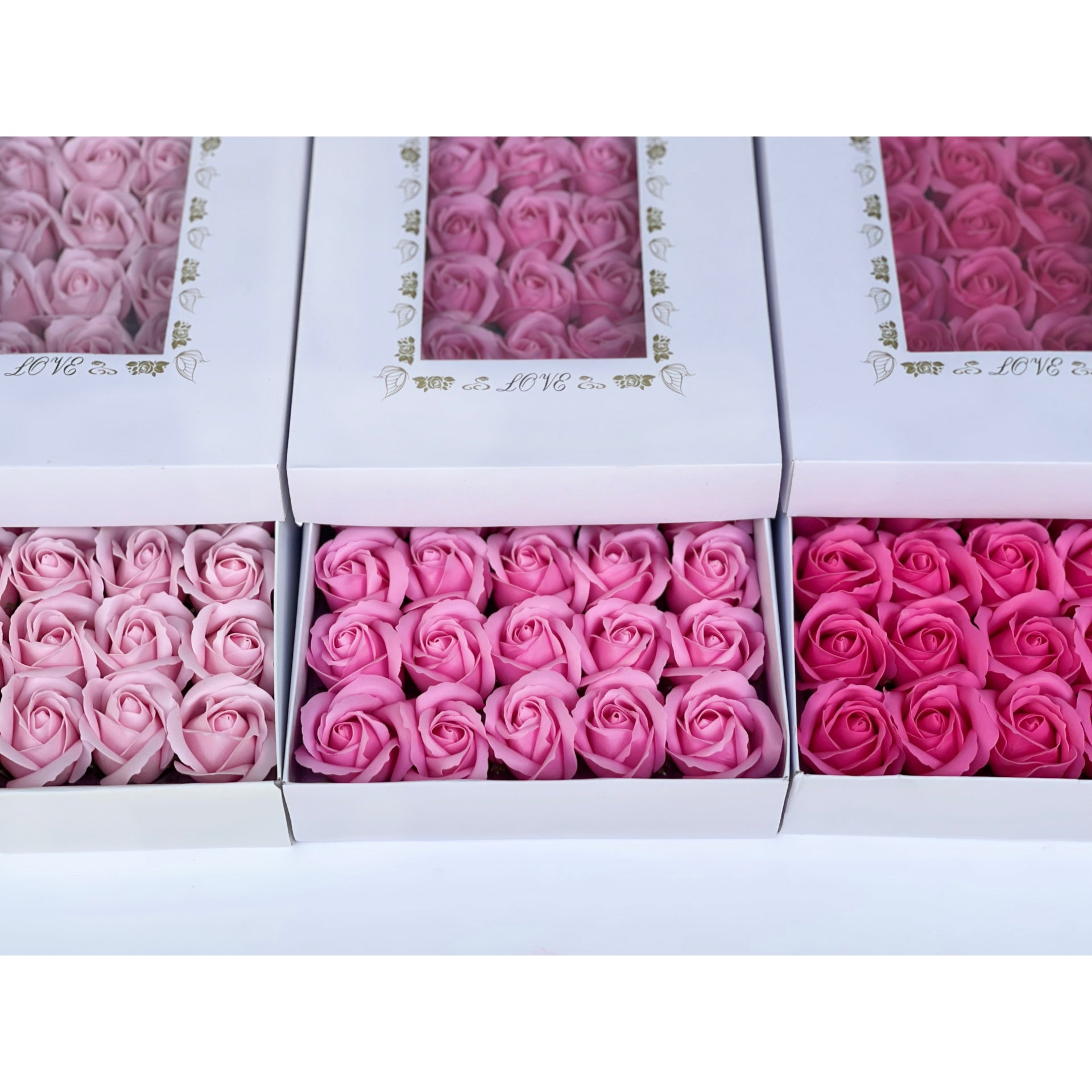 Trandafiri de sapun 50buc/cutie