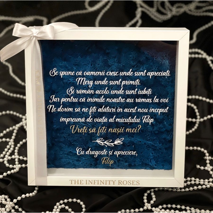 Tablou aniversare 30 de ani de casatorie Tablou personalizat pentru nasi de botez cu mesajul “ Vreti sa fiti nasii mei? “