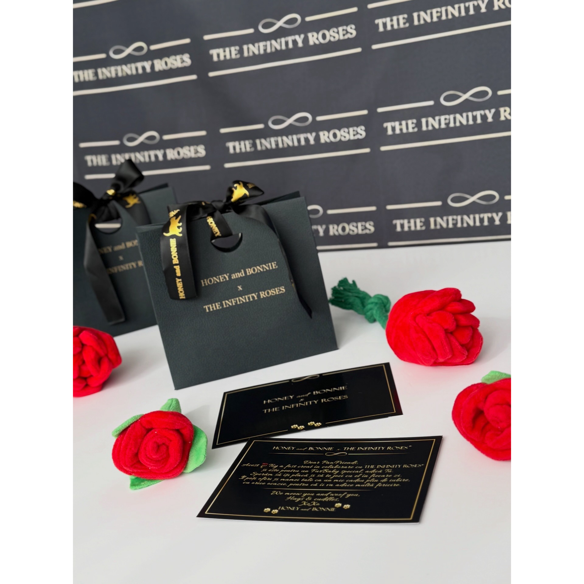 Set 2 jucarii interactive trandafir cu recompense si catnip pentru catei si pisici