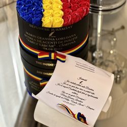 Aranjament floral DEPUNERE JURAMANT MILITAR ADMITERE/DEBUT