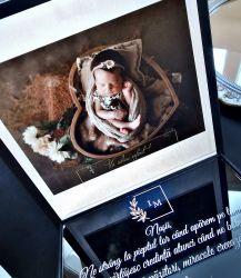 Cutie cadou pentru nasi cu mesajul ” Multumim ca ati acceptat sa fiti nasii mei “