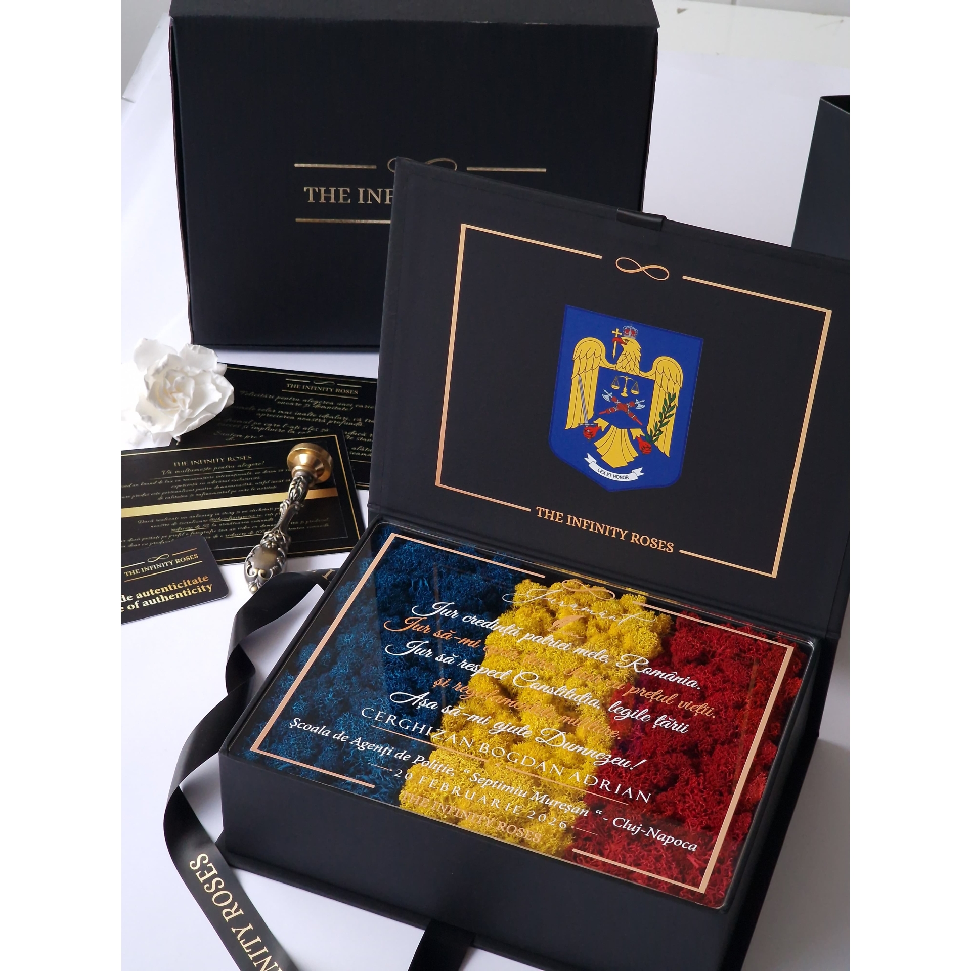 Cutie cadou Depunere Juramant Politia Romana 