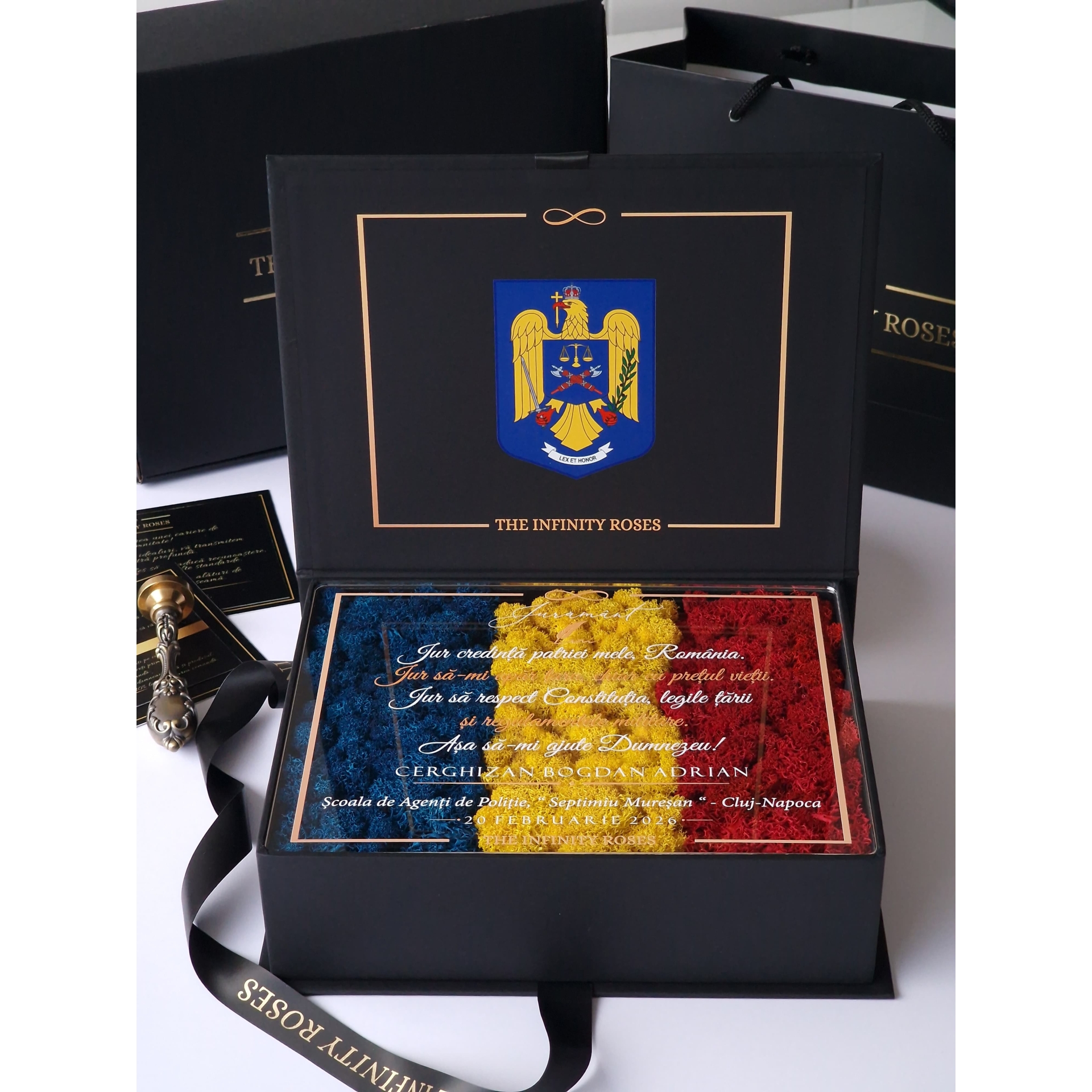 Cutie cadou Depunere Juramant Politia Romana 