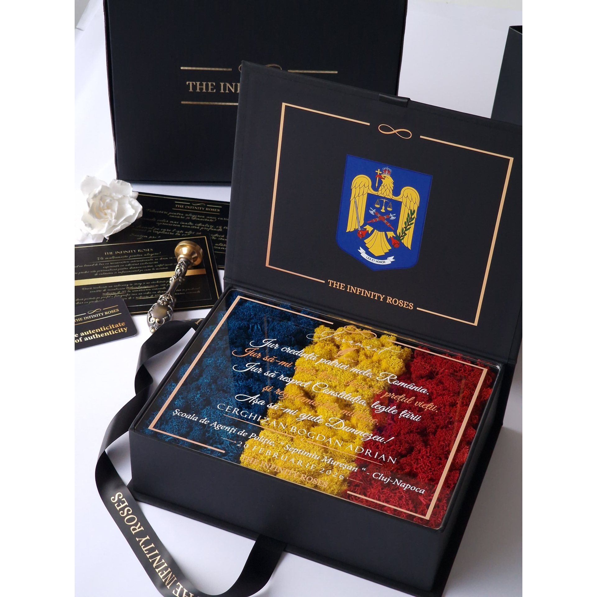 Cutie cadou Depunere Juramant Politia Romana 