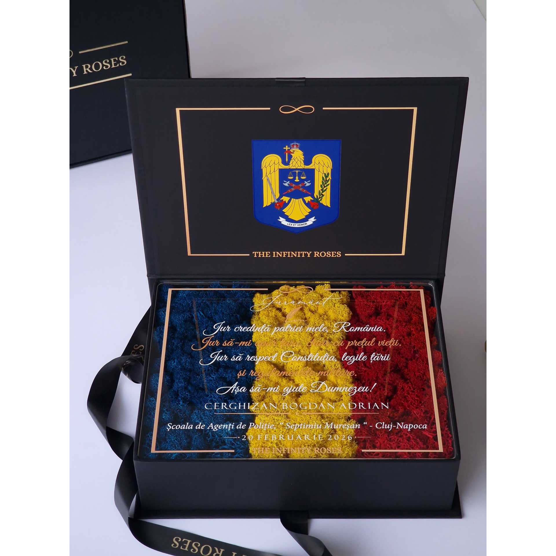 Cutie cadou Depunere Juramant Politia Romana 