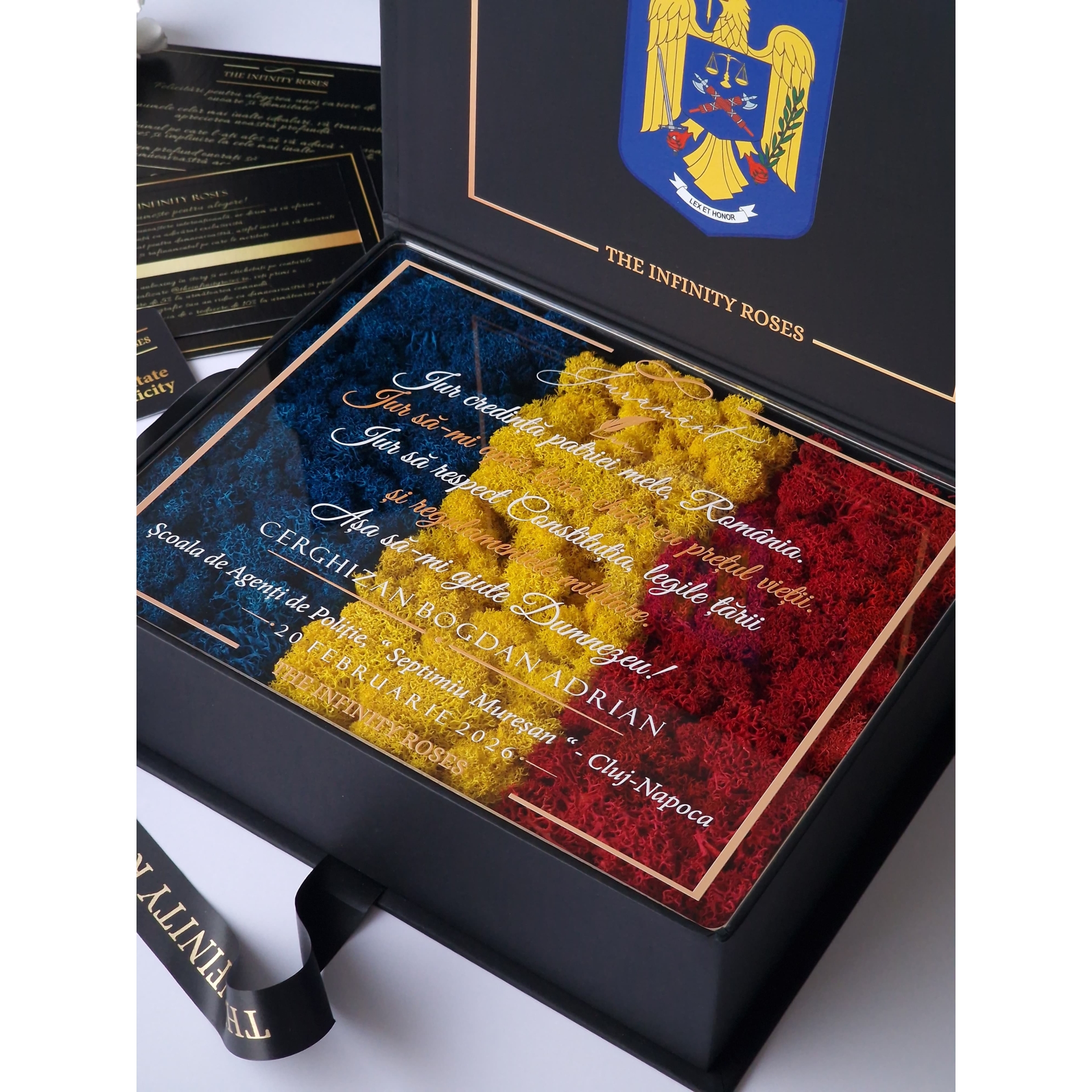 Cutie cadou Depunere Juramant Politia Romana 