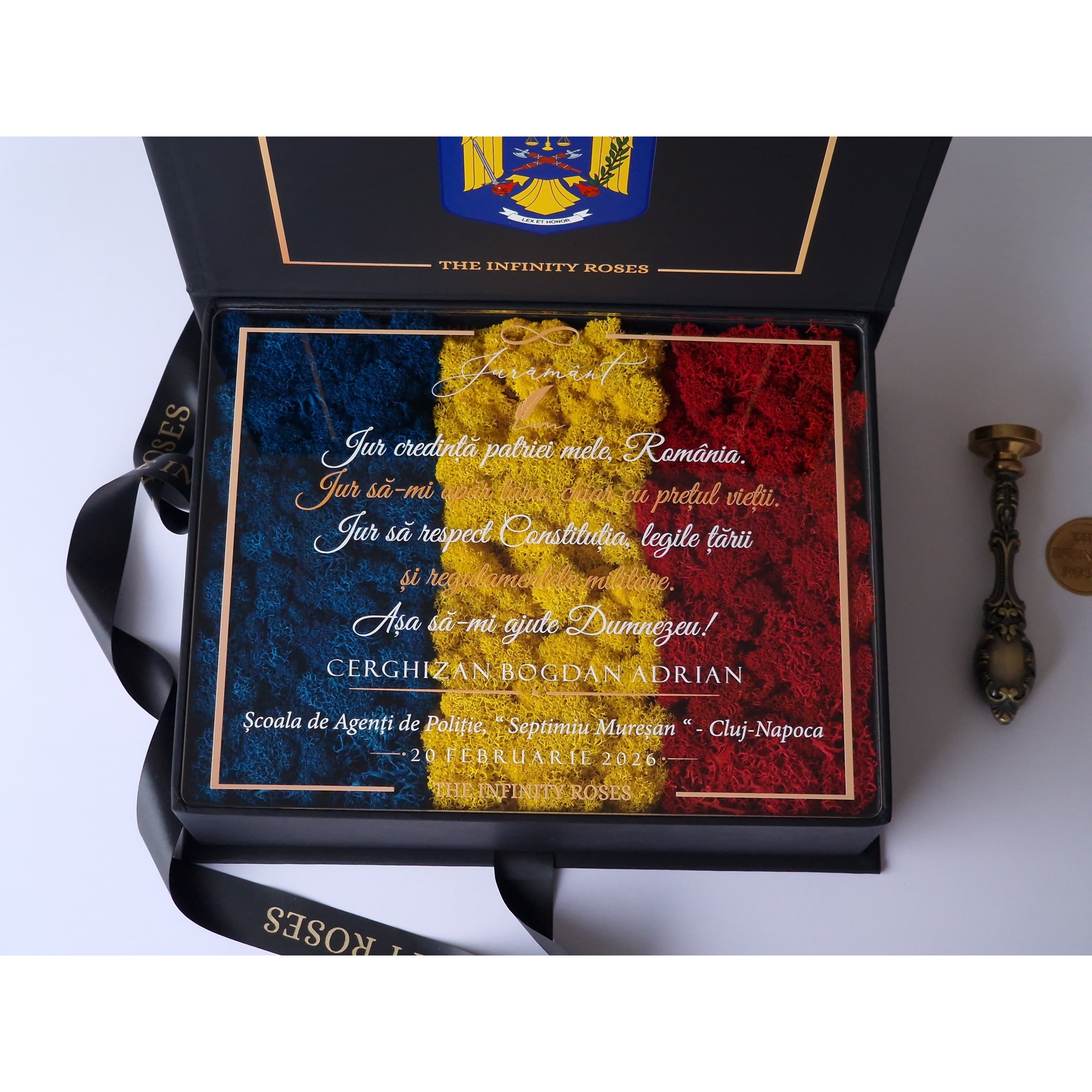 Cutie cadou Depunere Juramant Politia Romana 