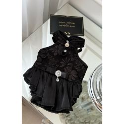 Rochie neagra couture pentru caini si pisici