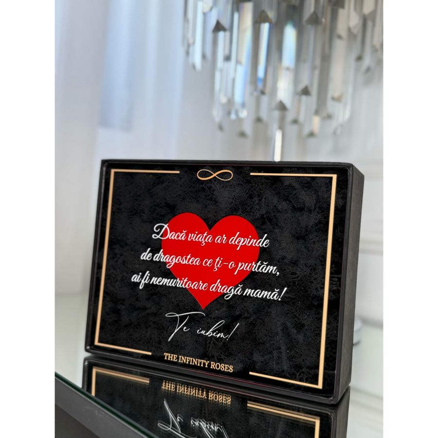 Tablou cu mesaj personalizat pentru mama si licheni