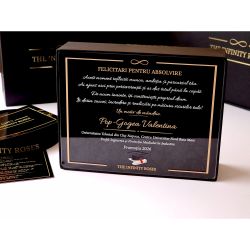 Tablou personalizat cu mesaj absolvire