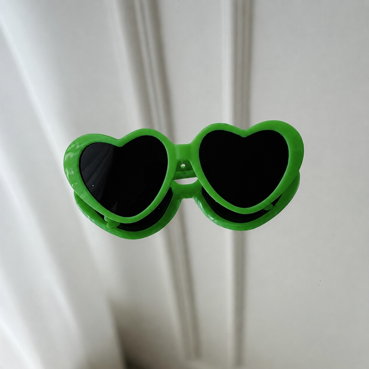 Ochelari de Soare în Formă de Inimioară pentru Căței și Pisici, Verde
