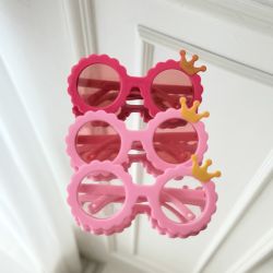 Ochelari de Soare Princess pentru Căței și Pisici, Roz Intens
