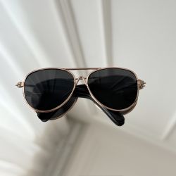 Ochelari de Soare Aviator pentru Căței și Pisici, Lentilă Neagră