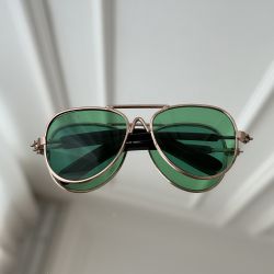 Ochelari de Soare Aviator pentru Căței și Pisici, Lentilă Verde