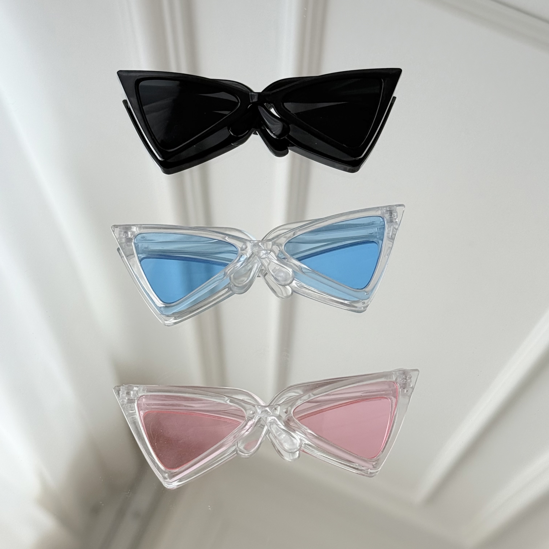Ochelari de Soare Fashion Cat Eye pentru Căței și Pisici, Negri