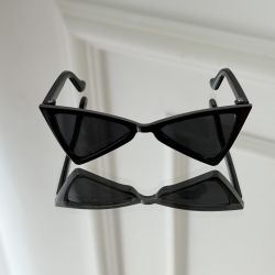 Ochelari de Soare Fashion Cat Eye pentru Căței și Pisici, Negri