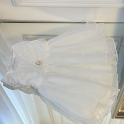 Rochie de Mireasa Alba pentru Caini si Pisici, Tinuta Nunta cu Funda si Cristale, Wedding Dress