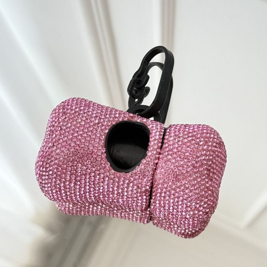  Dispenser cu pungi igienice pentru caini cu cristale Swarovski