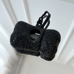 Dispenser cu pungi igienice pentru caini cu cristale Swarovski