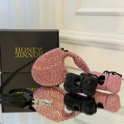 Lesa retractabila Luxury cu cristale Swarovski roz, 5 m, pentru caini de talie mica si medie