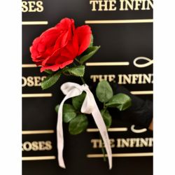 Cutie inimioara inel de logodna in trandafir 
